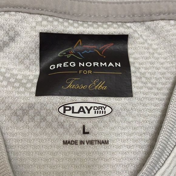 Mens Greg Norman Quarter Zip Performance Active Pullover - Picture 3 of 6